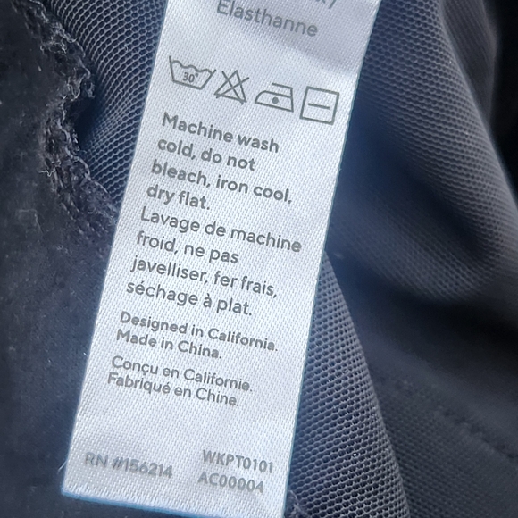 HONEYLOVE Women's Pants Plus Size 1X Black Stretch Comfort Elastic Waist - Picture 12 of 12